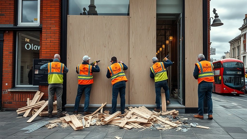 Boarding Up Security Acton