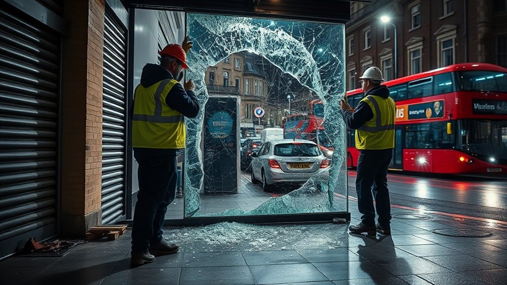 Emergency Shop Front Repair Acton