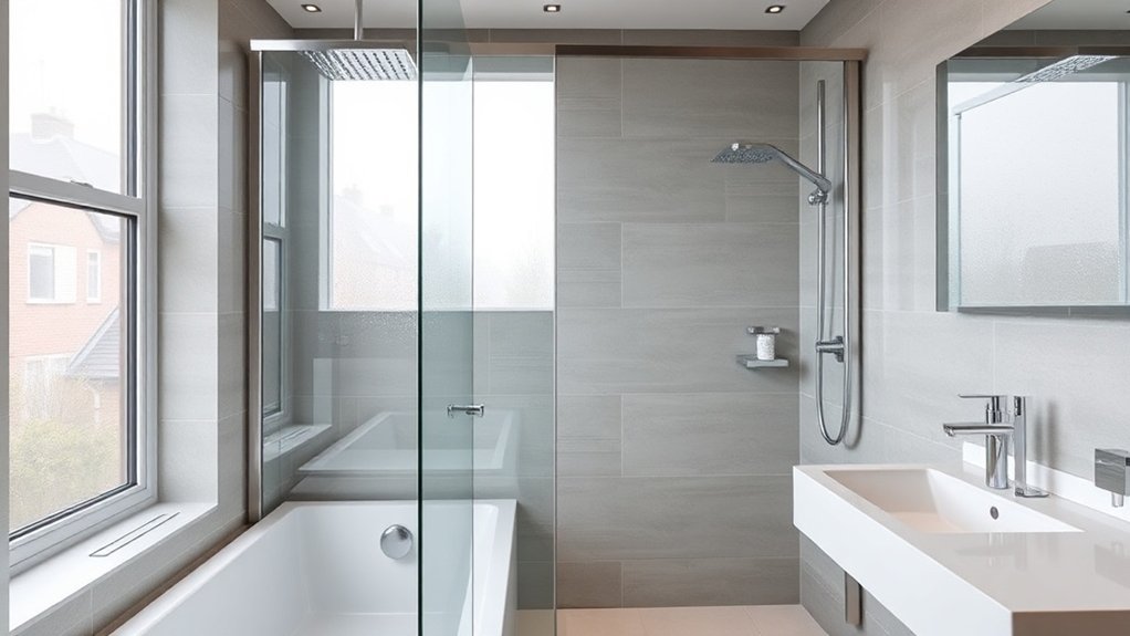 Semi-Frameless Shower Screens Acton